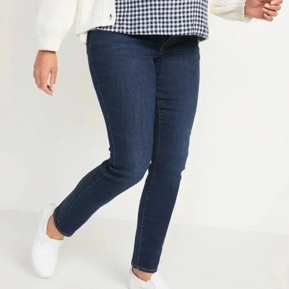 Old navy maternity Straight low panel jeans
